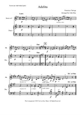 Adelita - French Horn Solo (Optional Piano Accompaniment)
